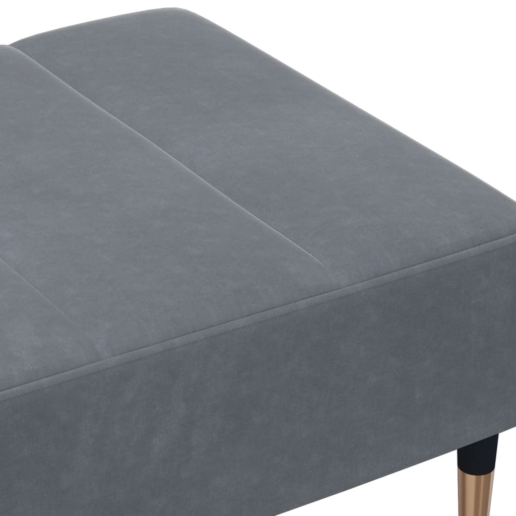 Tabure tamnosivi 77x55x31 cm baršunasti Siva