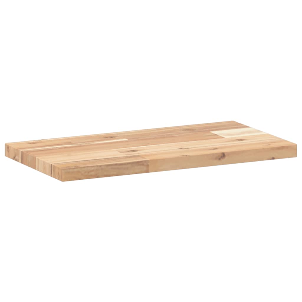 Plutajuće police 4 kom 60x20x2 cm Neobrađeno puno drvo akacije
