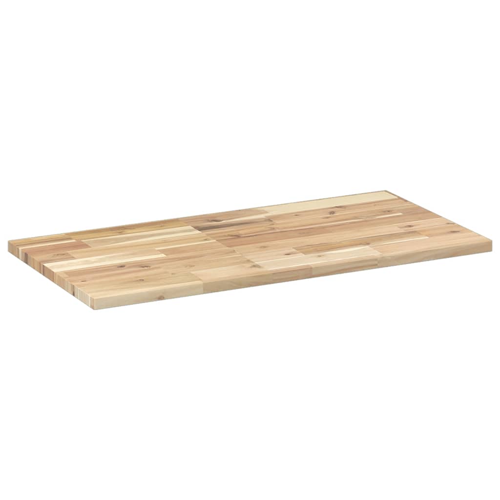 Plutajuće police 2 kom 80x40x2 cm Neobrađeno puno drvo akacije