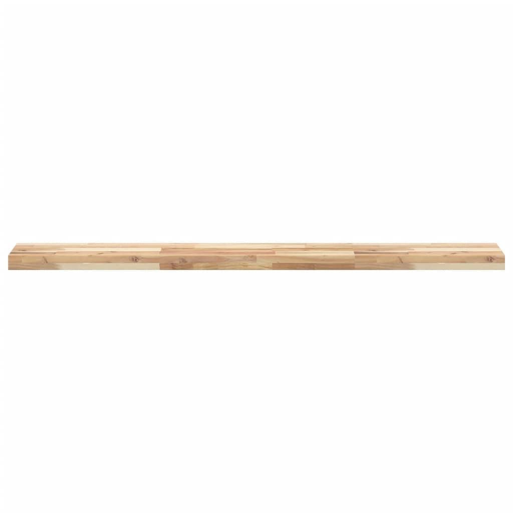 Plutajuće police 4 kom 140x20x4 cm Neobrađeno puno drvo akacije