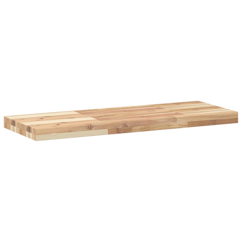 Plutajuće police 2 kom 80x30x4 cm Neobrađeno puno drvo akacije