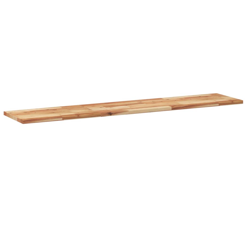 Plutajuće police 2 kom 120x30x2 cm Masivno drvo akacije s uljnim premazom