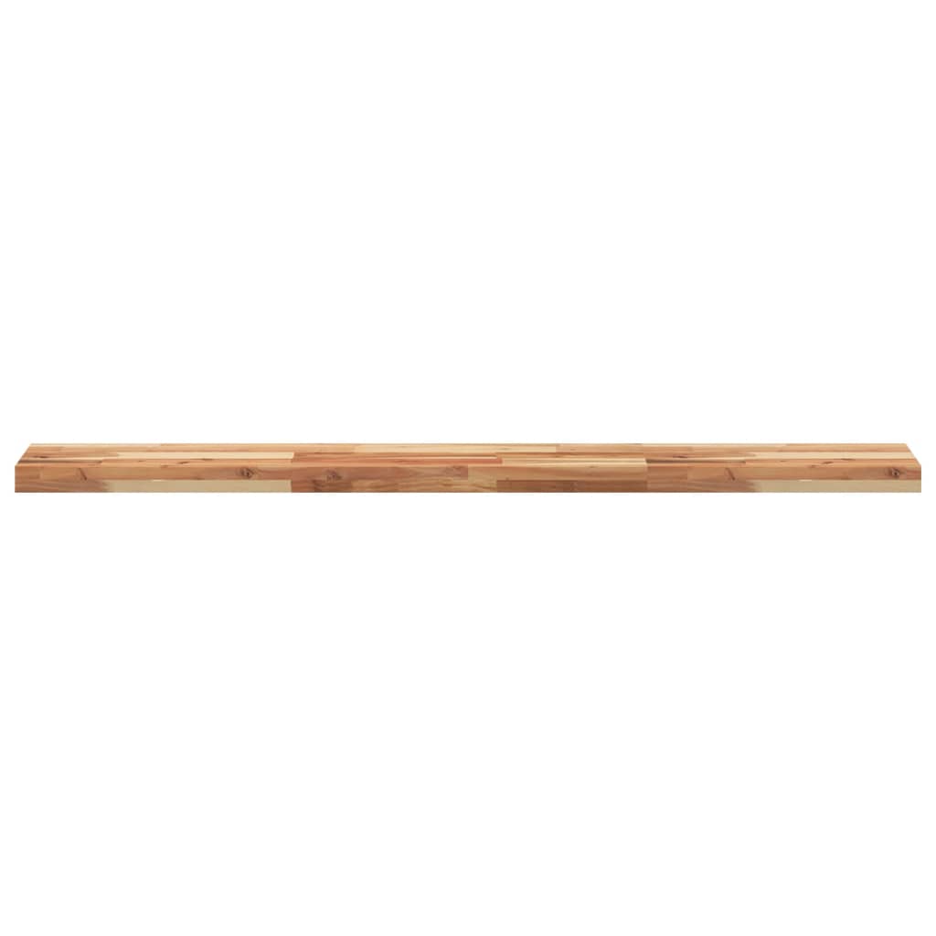 Plutajuće police 2 kom 120x20x4 cm Masivno drvo akacije s uljnim premazom