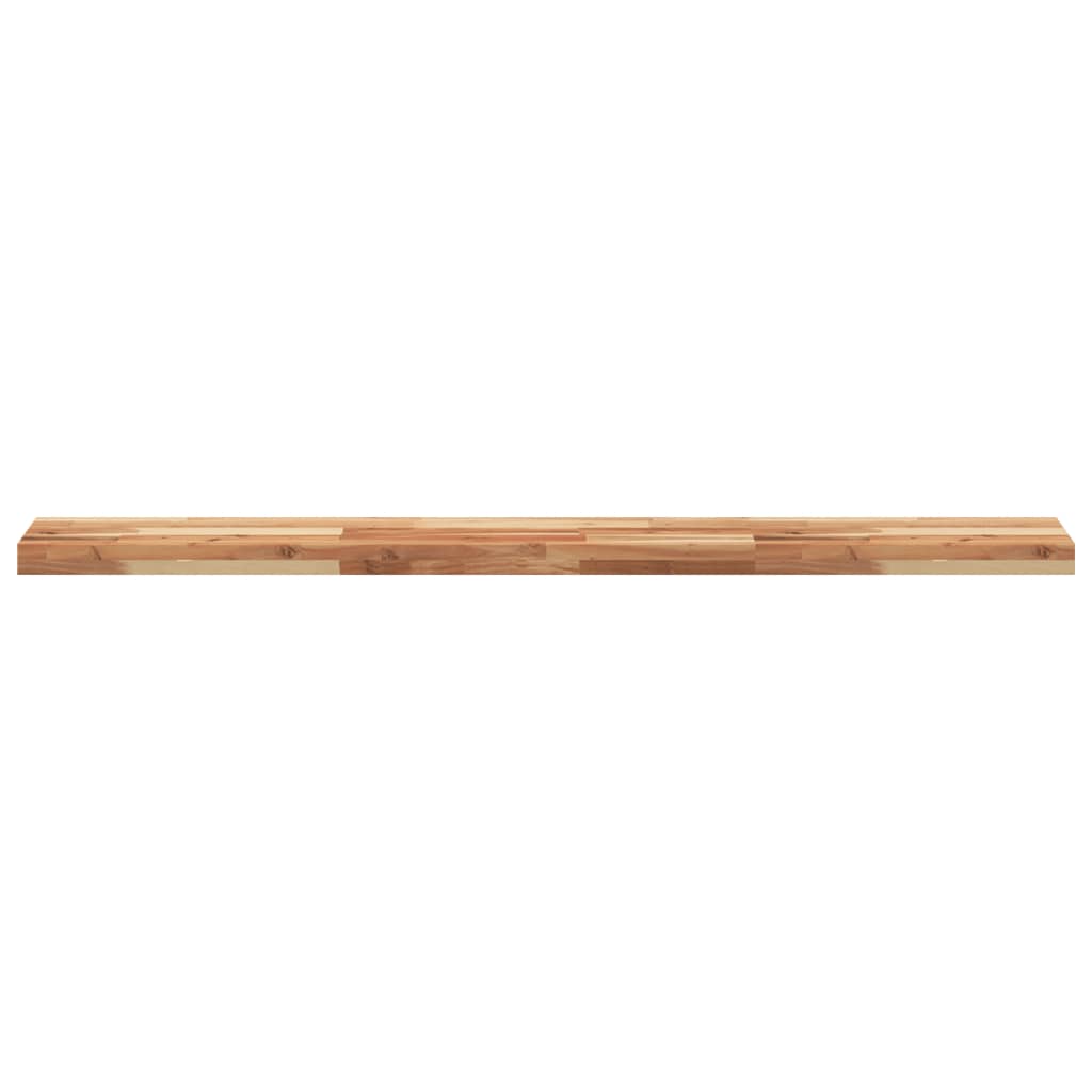Plutajuće police 4 kom 120x20x4 cm Masivno drvo akacije s uljnim premazom