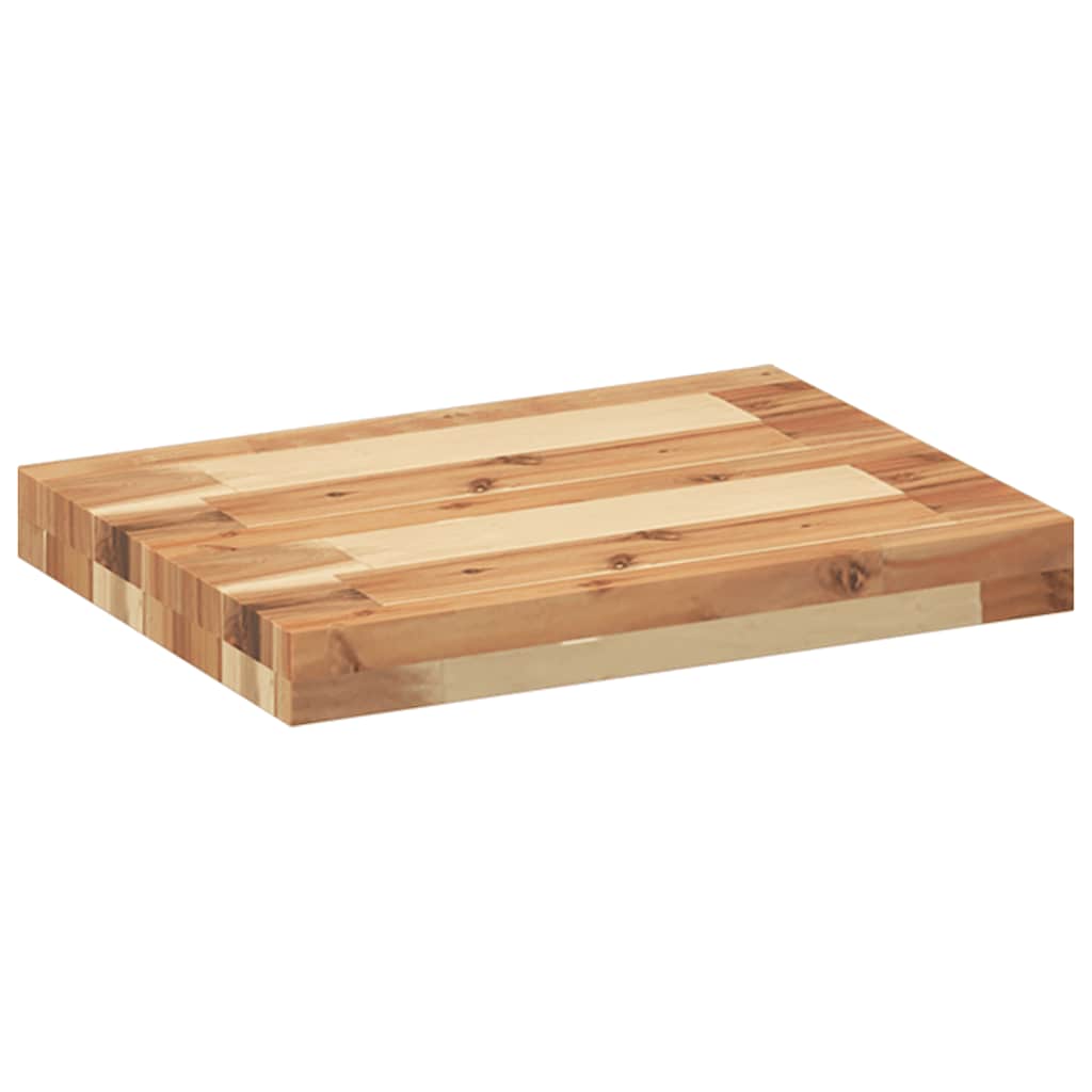 Plutajuće police 4 kom 40x30x4 cm Masivno drvo akacije s uljnim premazom