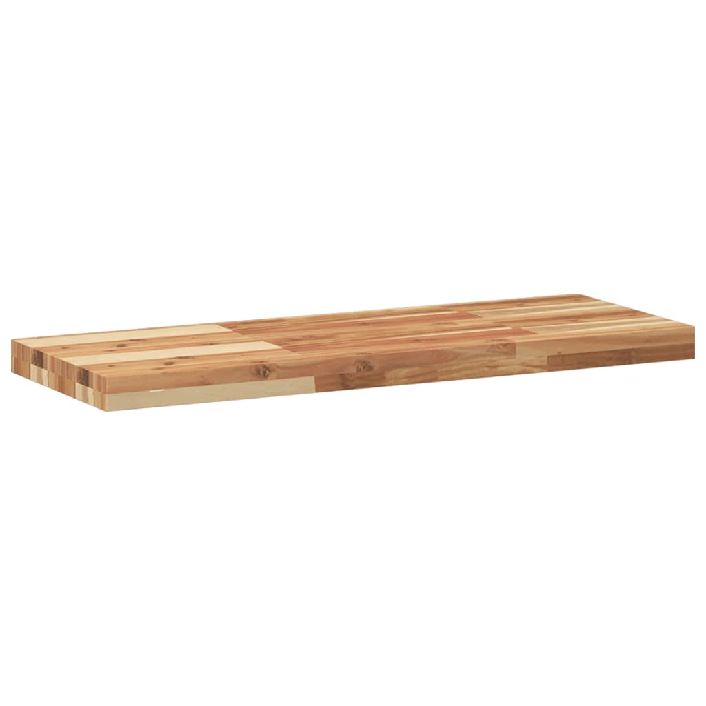 Plutajuće police 2kom s uljnim premazom 100x30x4cm drvo bagrema