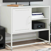 TV ormarić crni 68x39x60,5 cm bijeli
