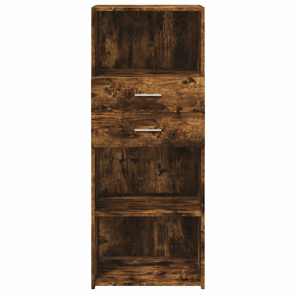 Visoka komoda boja hrasta 50 x 42,5 x 124 cm konstruirano drvo