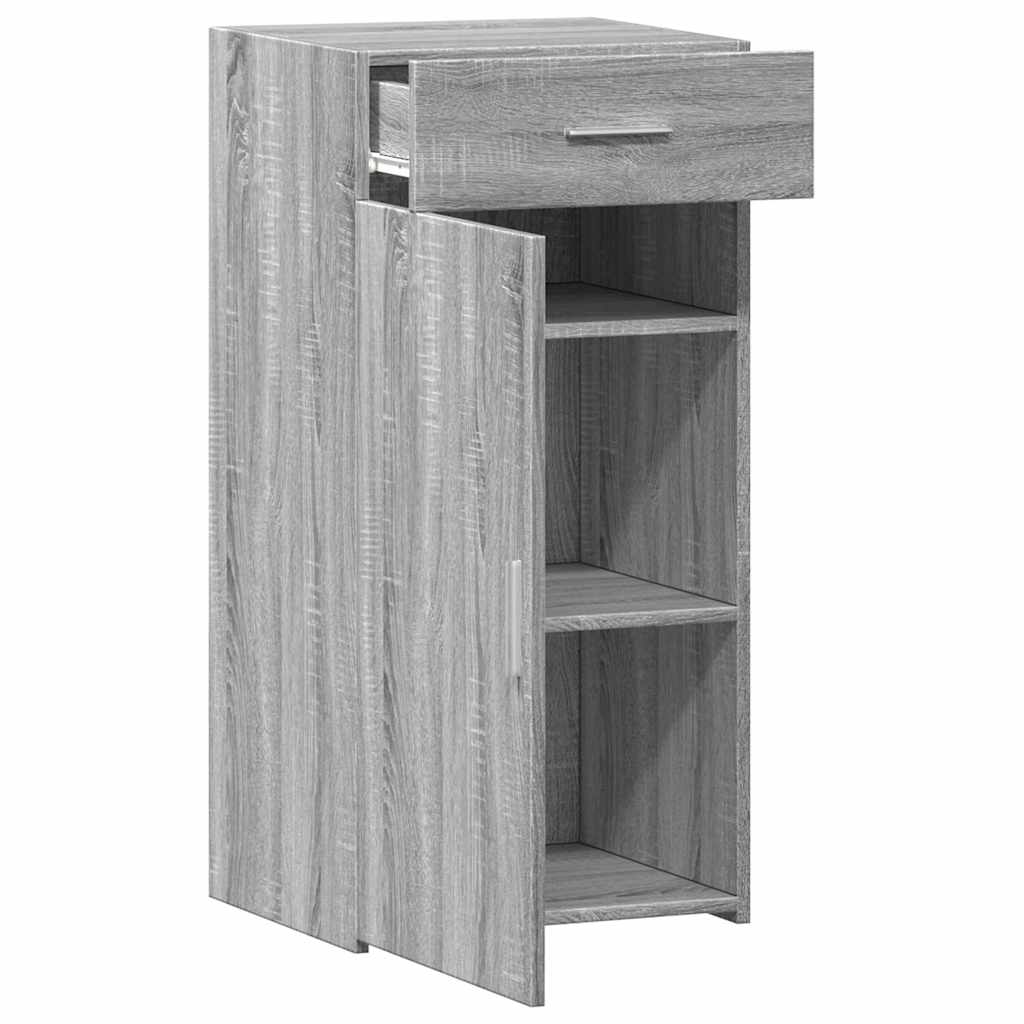 Komoda boja sivog hrasta sonome 45x42,5x93 cm konstruirano drvo