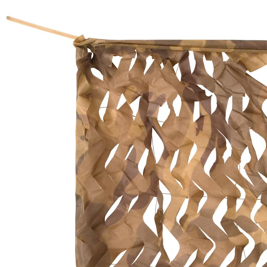 Kamuflažna mreža s torbom za pohranu 525 x 205 cm Pješčana