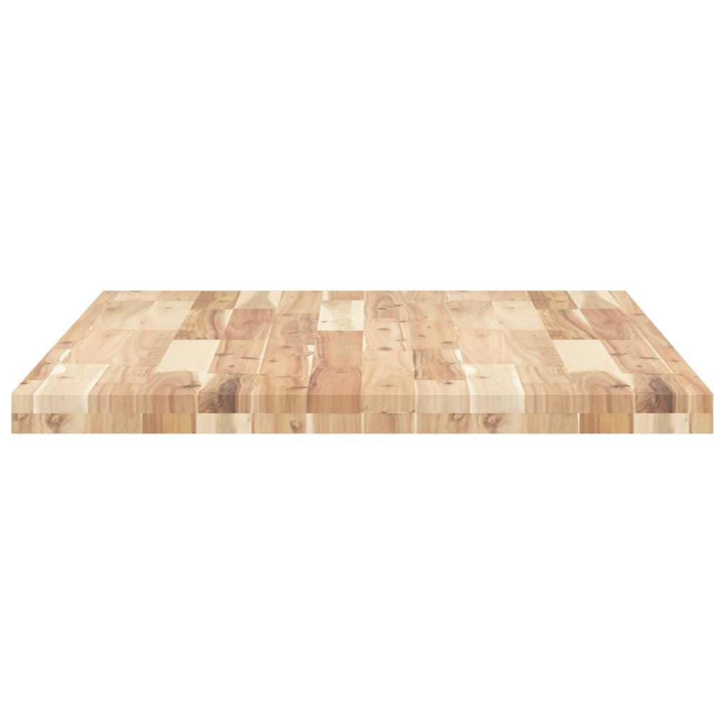 Stolna ploča 80 x 70 x 4 cm pravokutna od masivnog drva bagrema