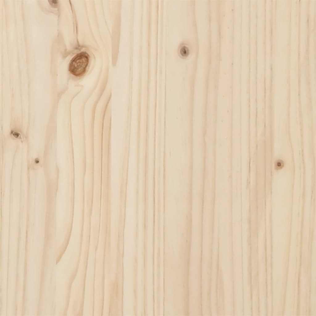 Stolić za kavu X-oblika 100x50x45,5 cm od borovine i čelik