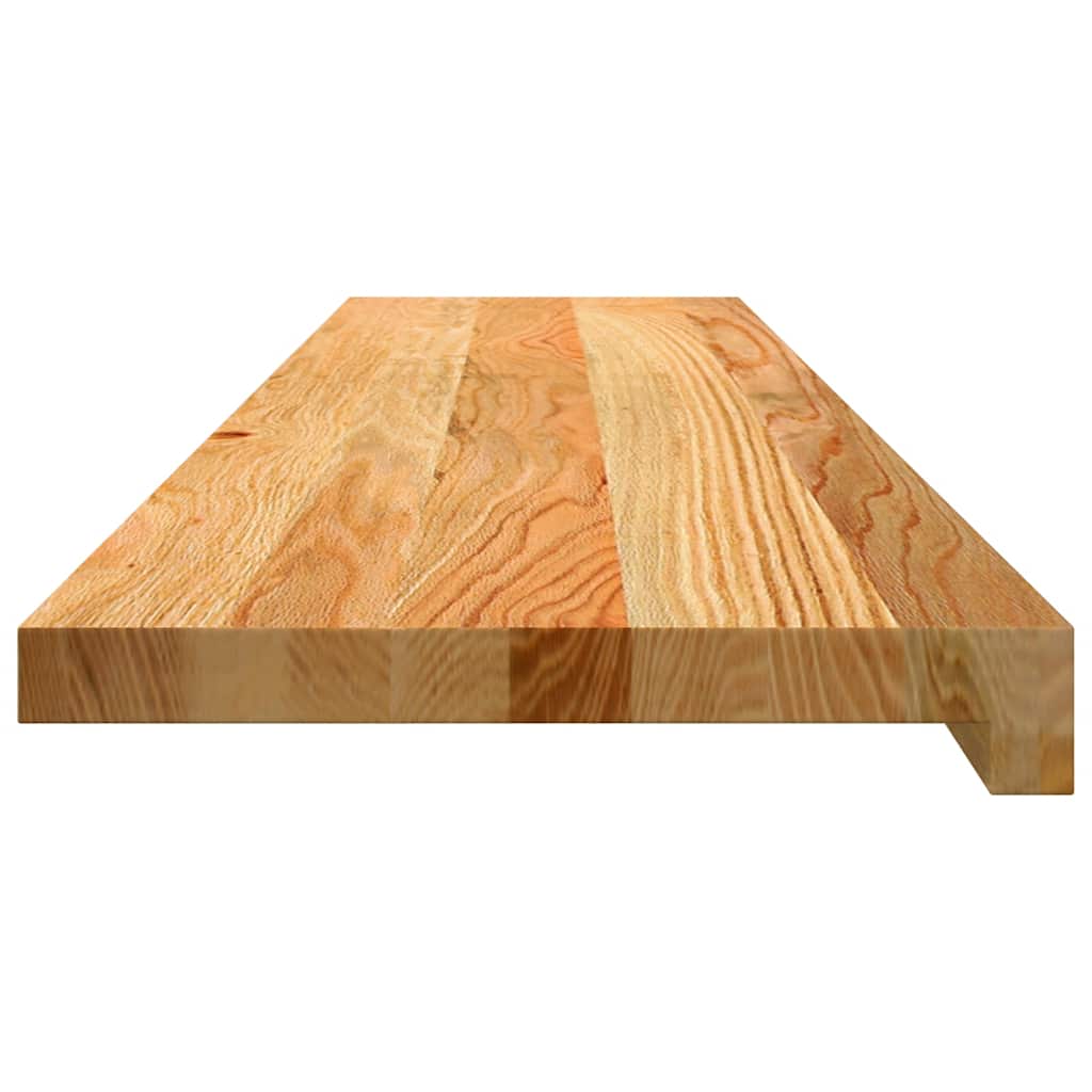 Gazišta stepenice 12 kom svjetlosmeđi 110x30x2 cm masivna hrast
