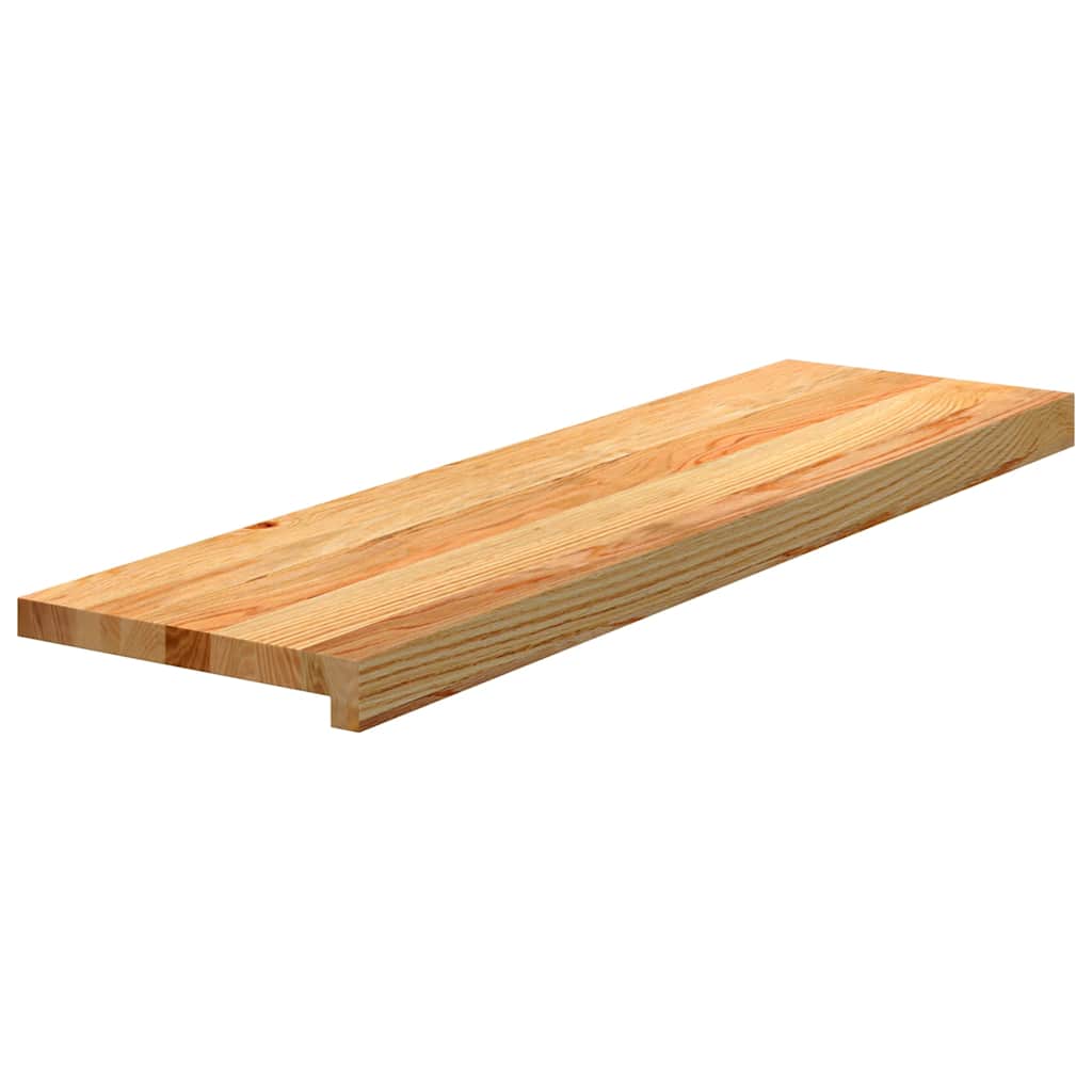 Gazišta stepenice 16 kom svjetlosmeđi 90x25x2 cm masivna hrast