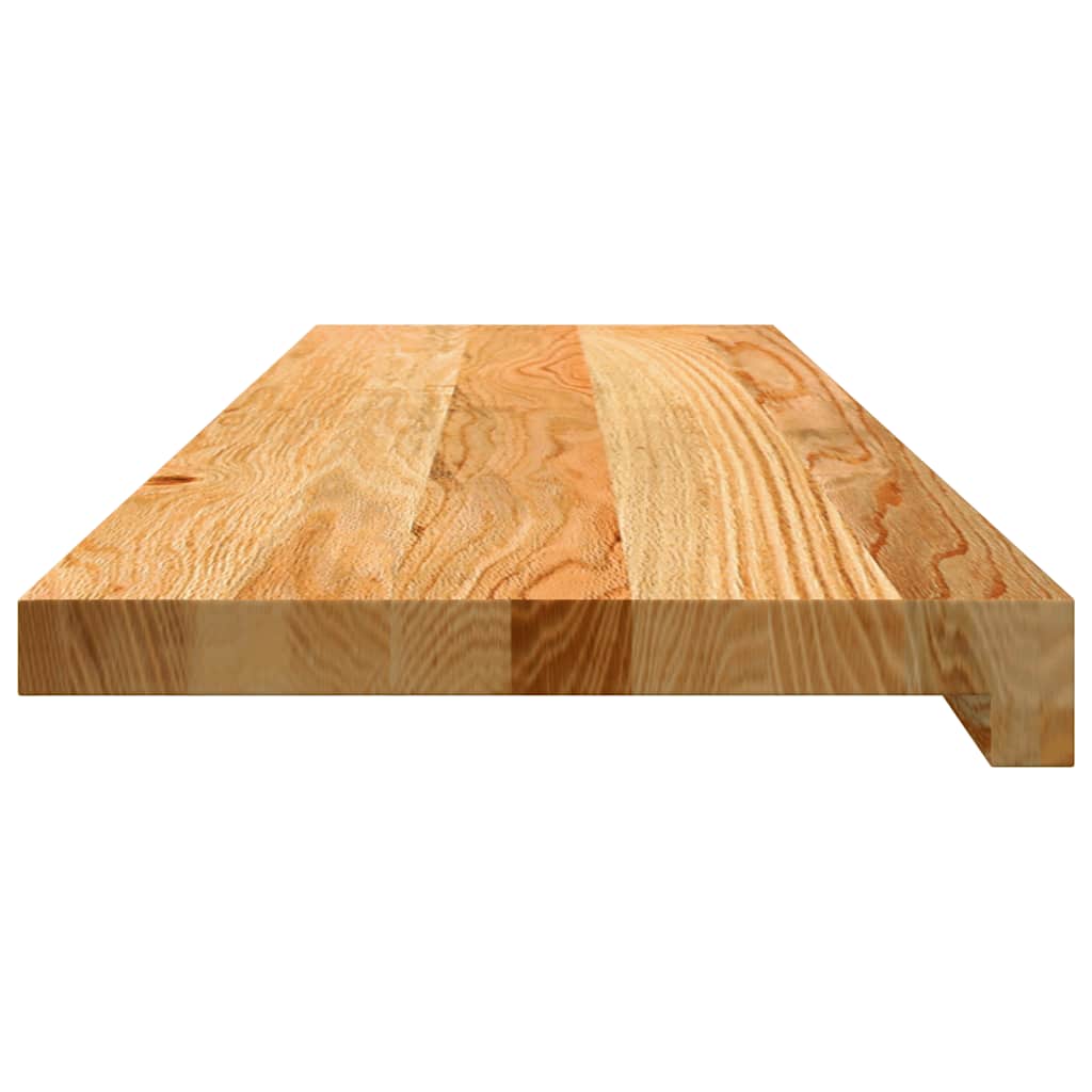 Gazišta stepenice 16 kom svjetlosmeđi 90x25x2 cm masivna hrast