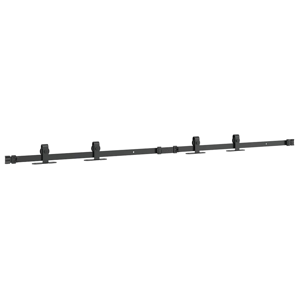 Komplet kliznih vrata ormarića 152 cm ugljični čelik