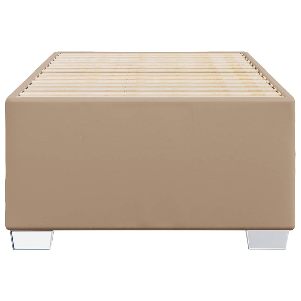 Okvir za krevet boja cappuccina 90x200 cm od umjetne kože