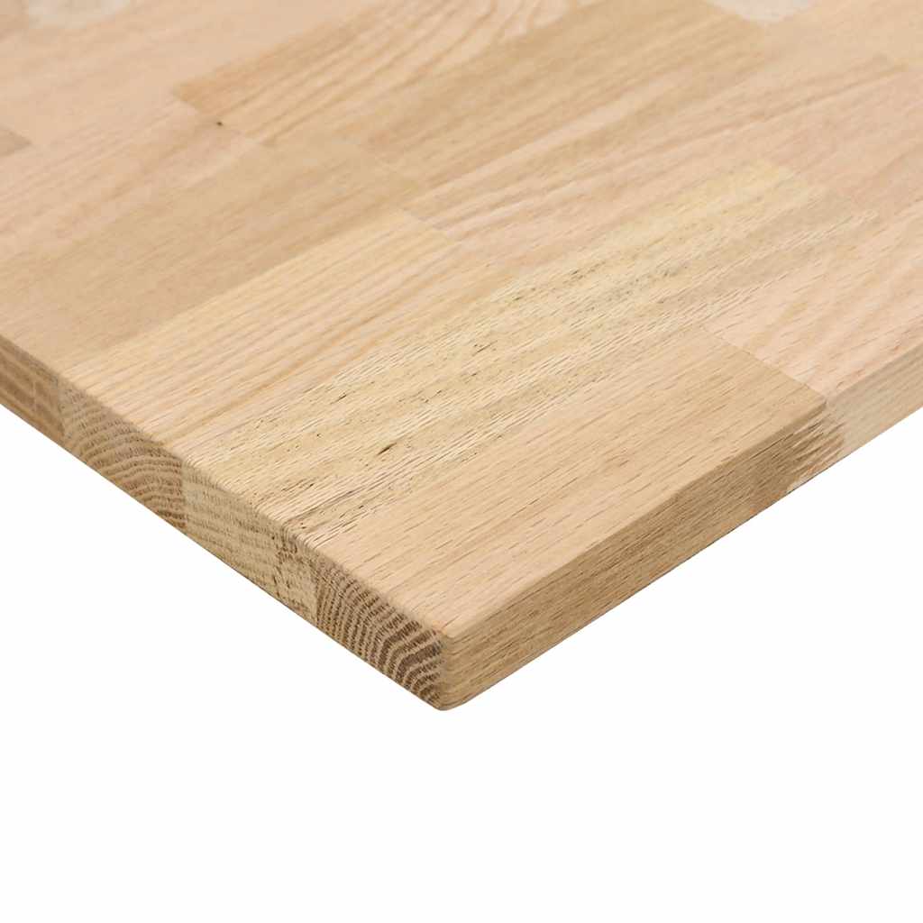 Ploča za radni stol 100x60x2,5cm netretirane masivne hrastovine