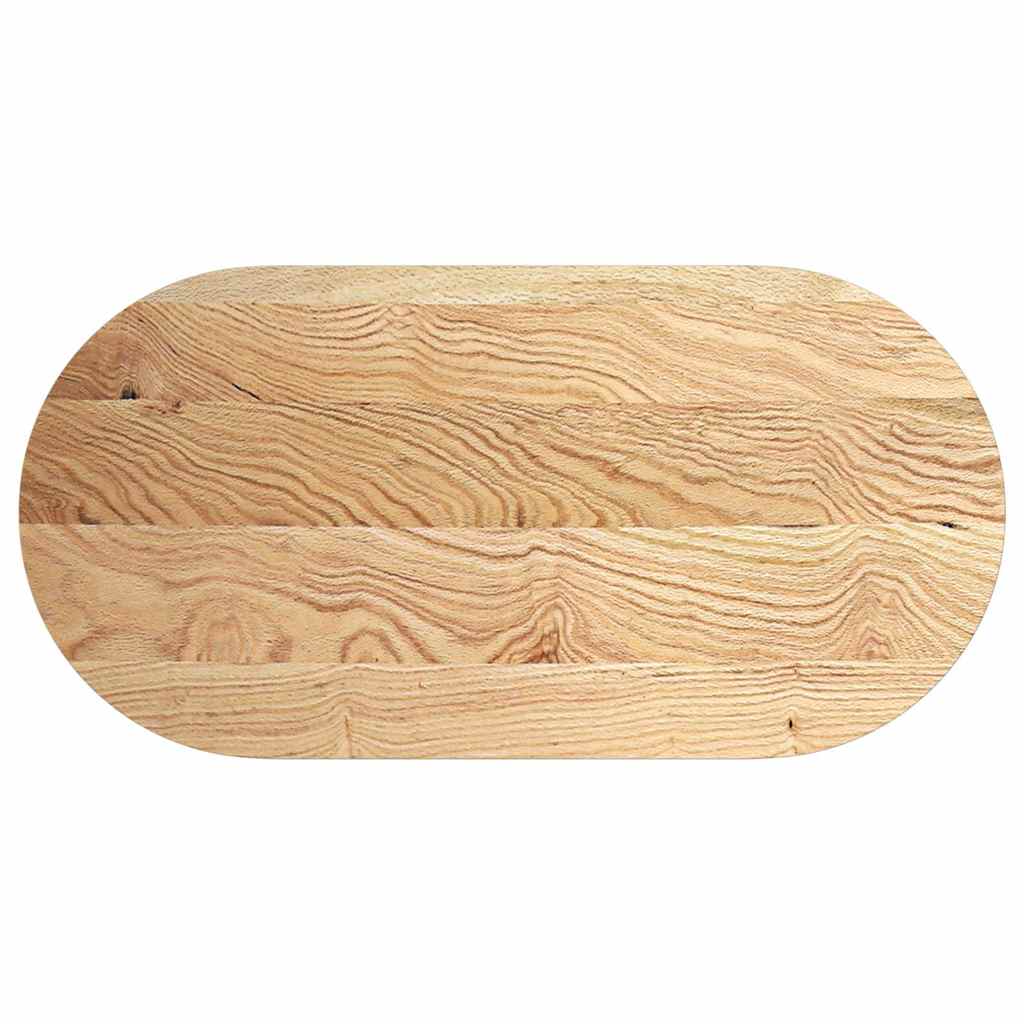 Stolna ploča 120x60x4 cm od ovalna masivna hrastovina