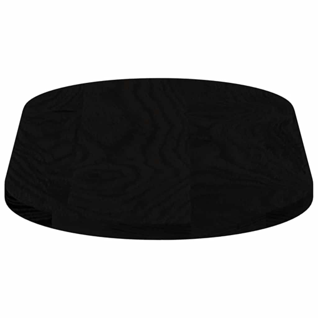 Stolna ploča tamnosmeđa 80x40x2 cm ovalna masivna hrastovina