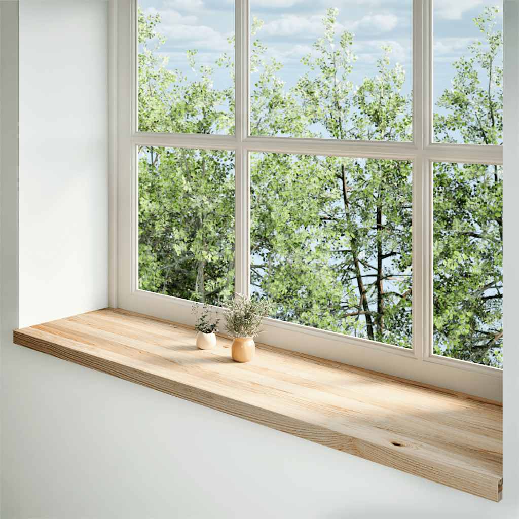 Prozorske klupice 2 kom 160x40x2 cm netretirane masivne hrast