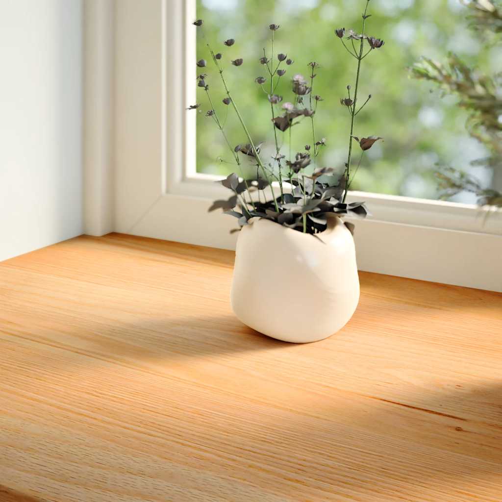 Prozorske klupice 2 kom svijetlosmeđe 120x15x2 cm masivne hrast