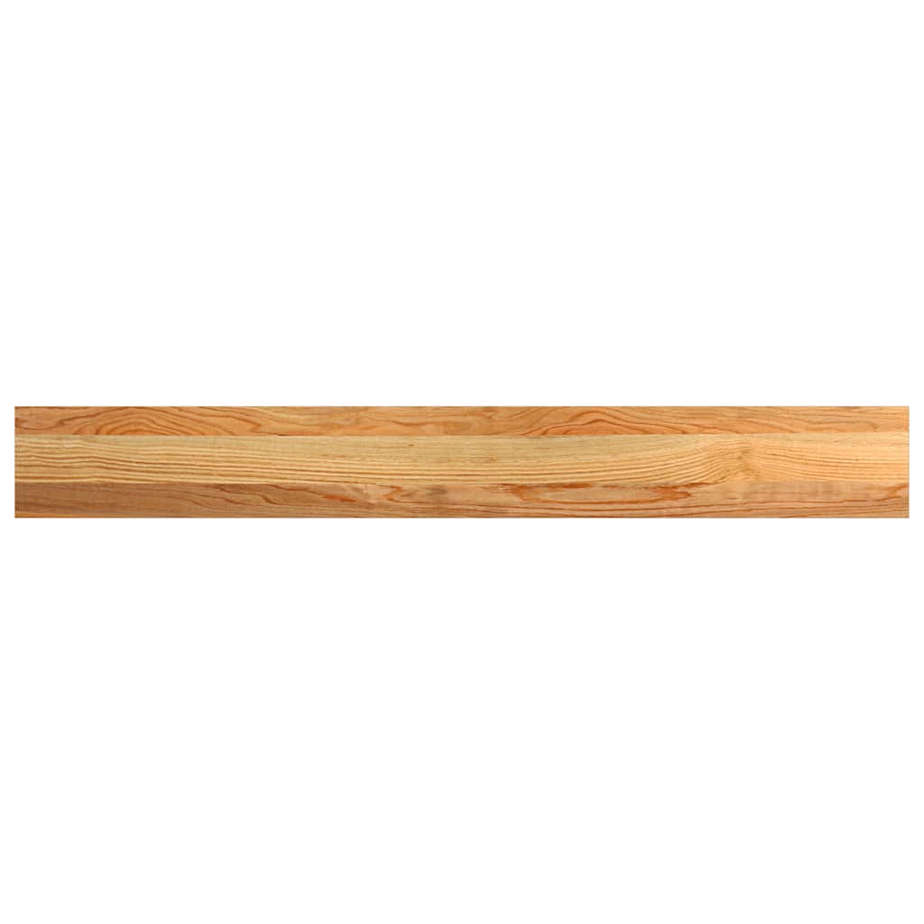Prozorske klupice 2 kom svijetlosmeđe 120x15x2 cm masivne hrast