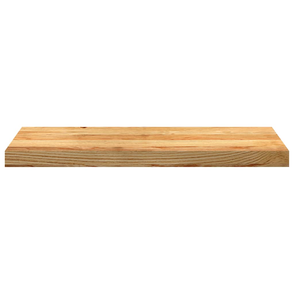 Prozorske klupice 2 kom svijetlosmeđe 70x30x2 cm masivne hrast