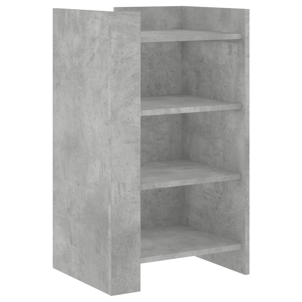 Komoda siva boja betona 45x35x75 cm od konstruiranog drva