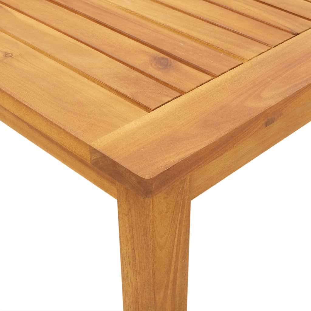 5-dijelni vrtni blagovaonski set 140x80x74 cm od masivnog bagremovog drva