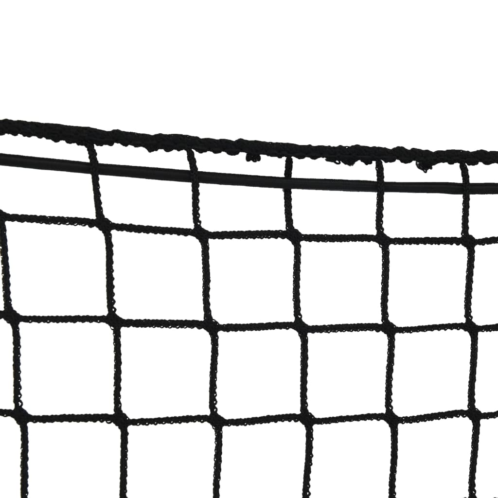 Mreža za prikolicu s elastičnim užetom crna 3,5 x 3 m PP