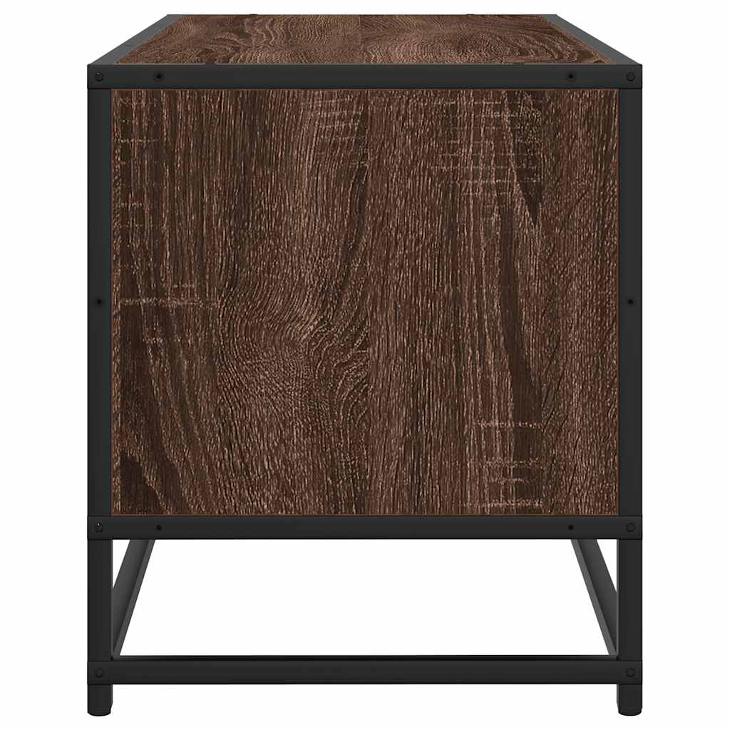 TV ormarić boja smeđeg hrasta 80x34,5x40 cm konstruirano
