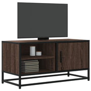 TV ormarić boja smeđeg hrasta 80x34,5x40 cm konstruirano