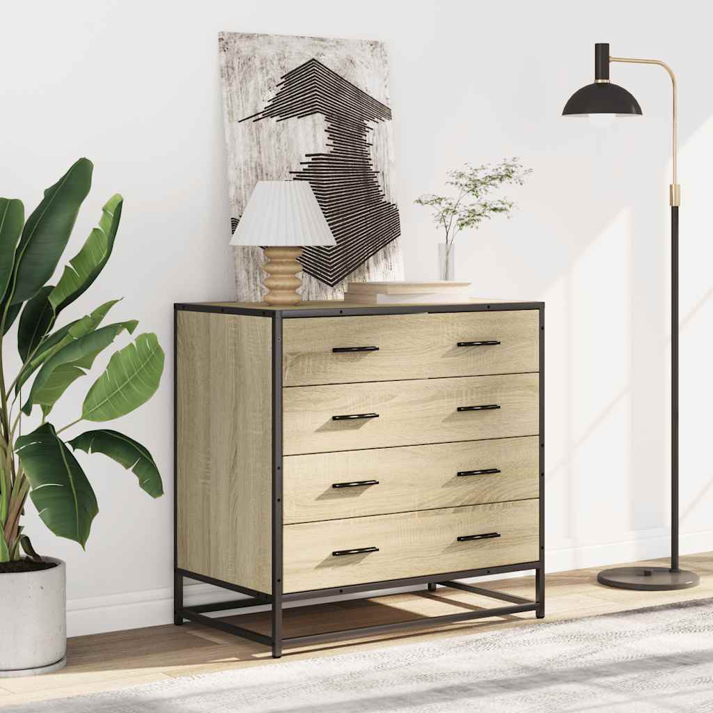 Ormar s ladicama sonoma hrast 70x41x70 cm konstruirano drvo