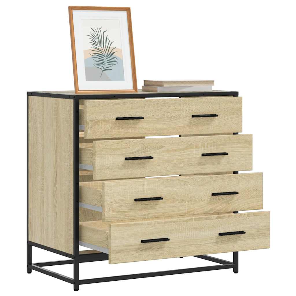 Ormar s ladicama sonoma hrast 70x41x70 cm konstruirano drvo