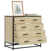 Ormar s ladicama sonoma hrast 70x41x70 cm konstruirano drvo