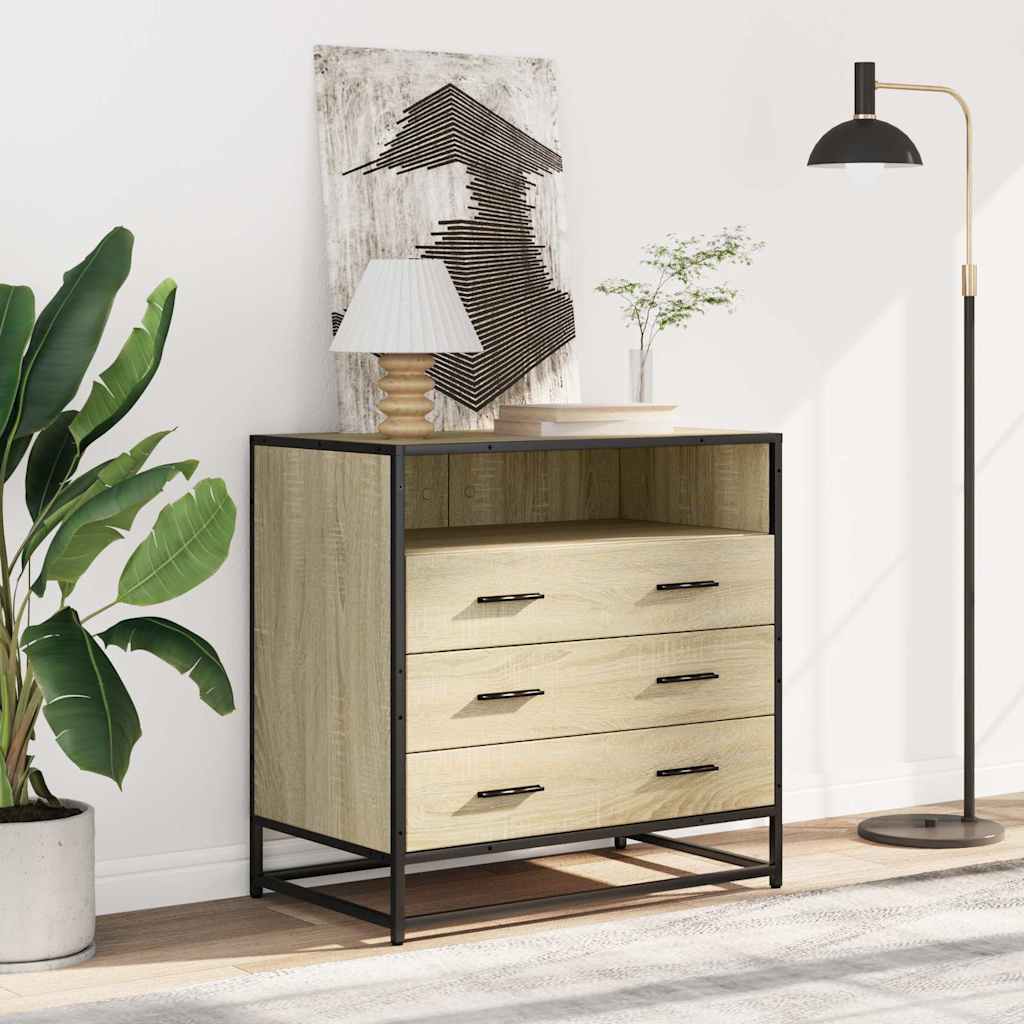 Ormar s ladicama sonoma hrast 70x41x70 cm konstruirano drvo