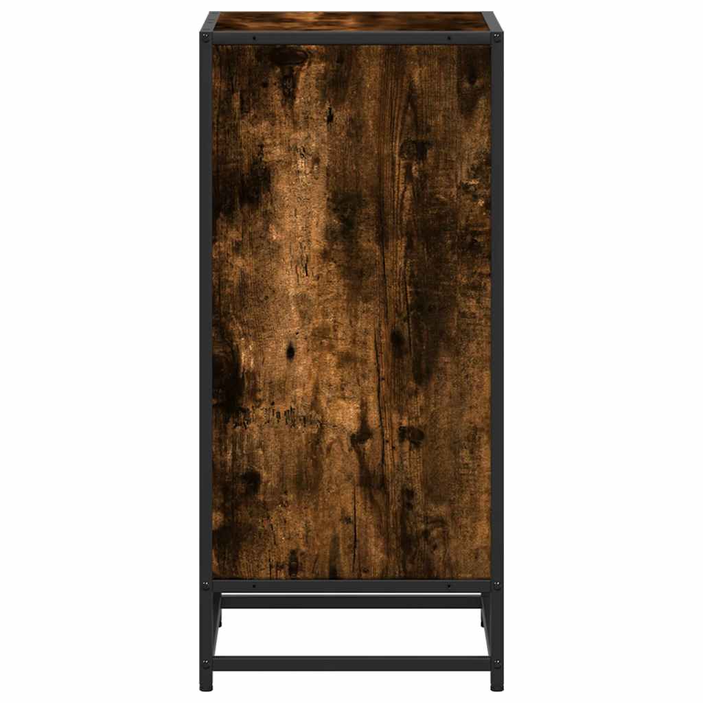 Ormar za knjige dimljeni hrast 40x35x76 cm konstruirano drvo