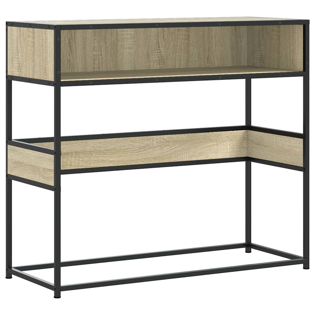 Konzolni stol boja hrasta sonome 90x35x80 cm konstruirano drvo