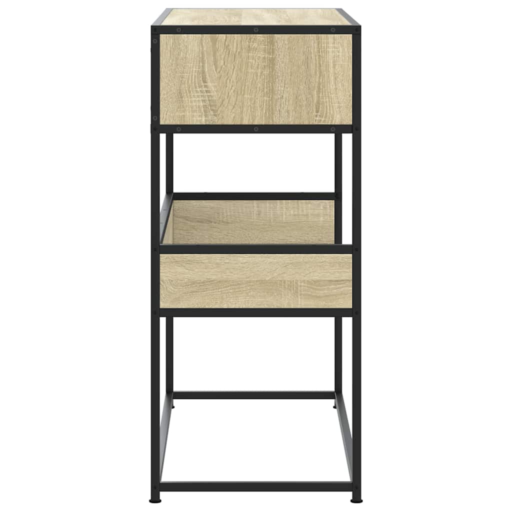 Konzolni stol boja hrasta sonome 90x35x80 cm konstruirano drvo