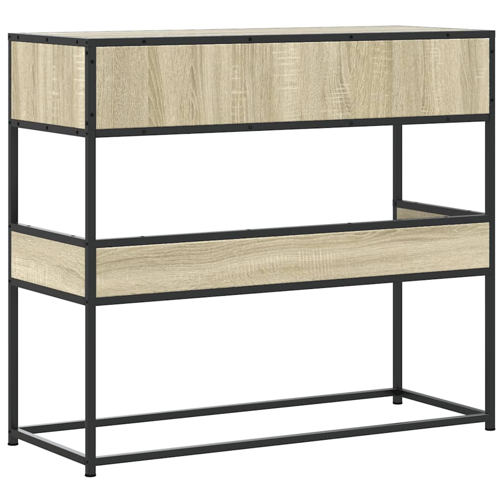 Konzolni stol boja hrasta sonome 90x35x80 cm konstruirano drvo
