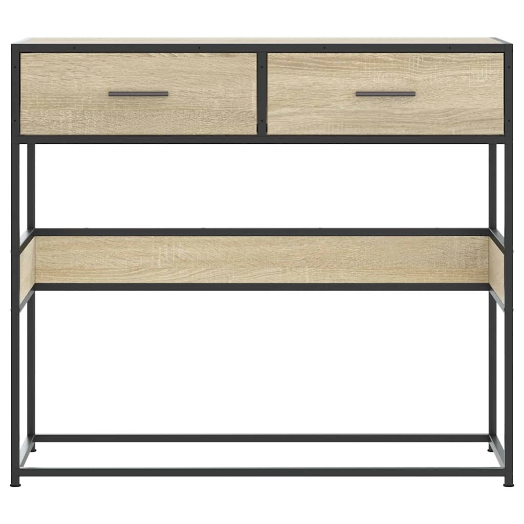 Konzolni stol boja hrasta sonome 90x35x80 cm konstruirano drvo