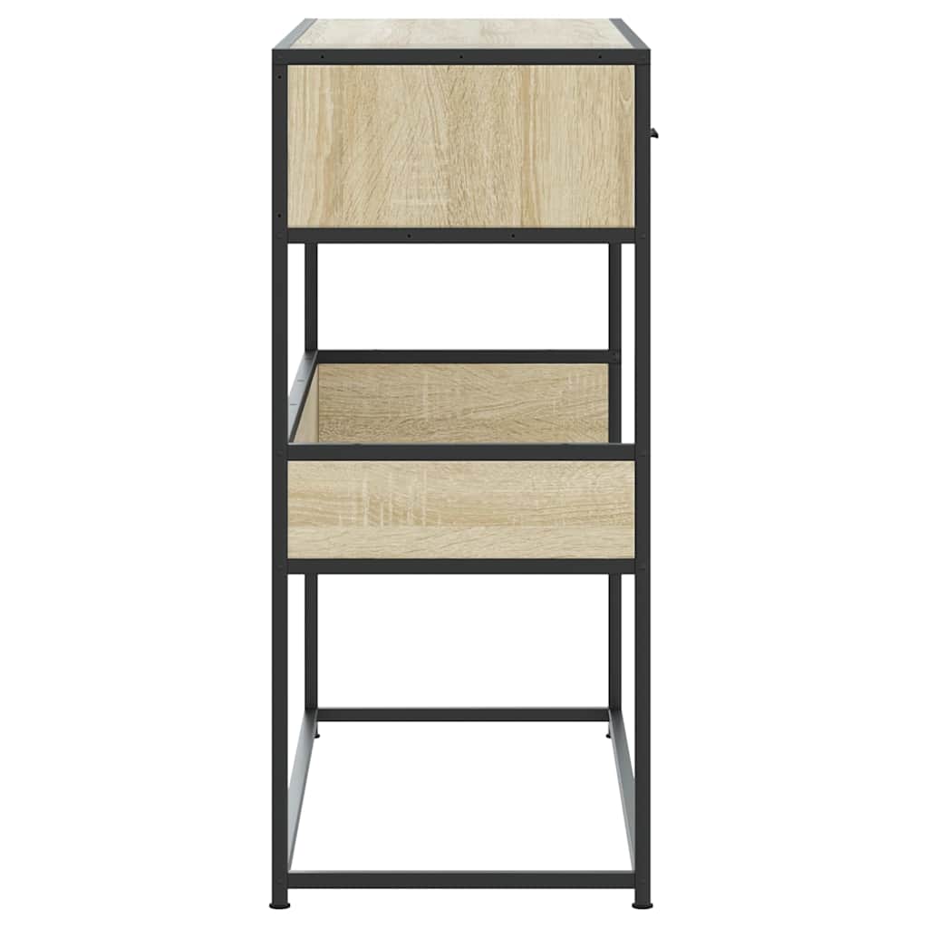 Konzolni stol boja hrasta sonome 90x35x80 cm konstruirano drvo