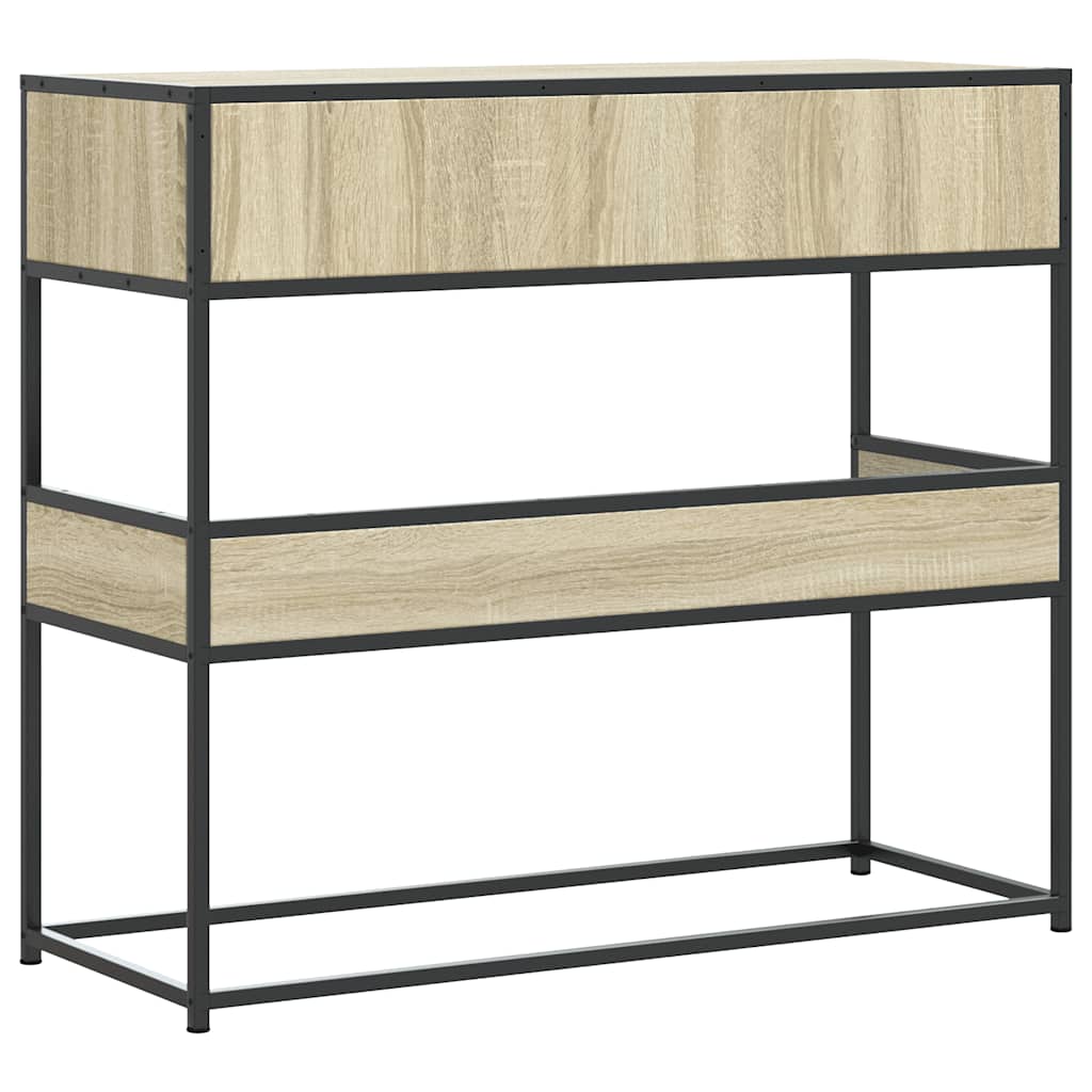 Konzolni stol boja hrasta sonome 90x35x80 cm konstruirano drvo