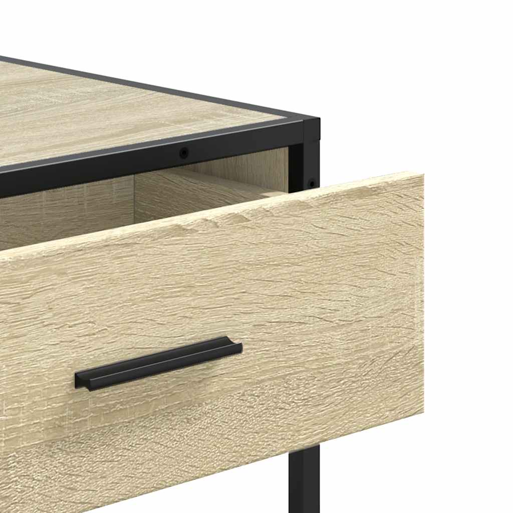 Konzolni stol boja hrasta sonome 90x35x80 cm konstruirano drvo