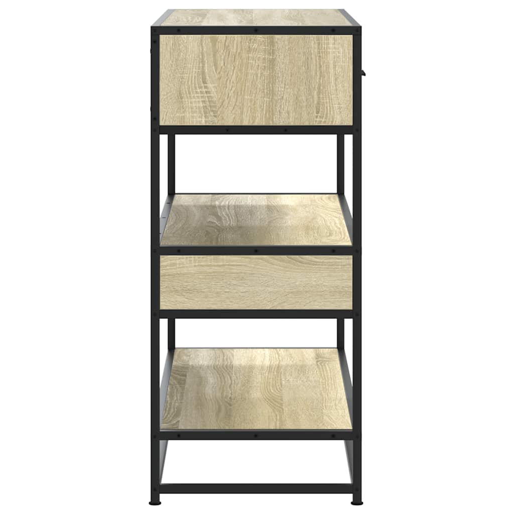 Konzolni stol boja hrasta sonome 90x35x80 cm konstruirano drvo