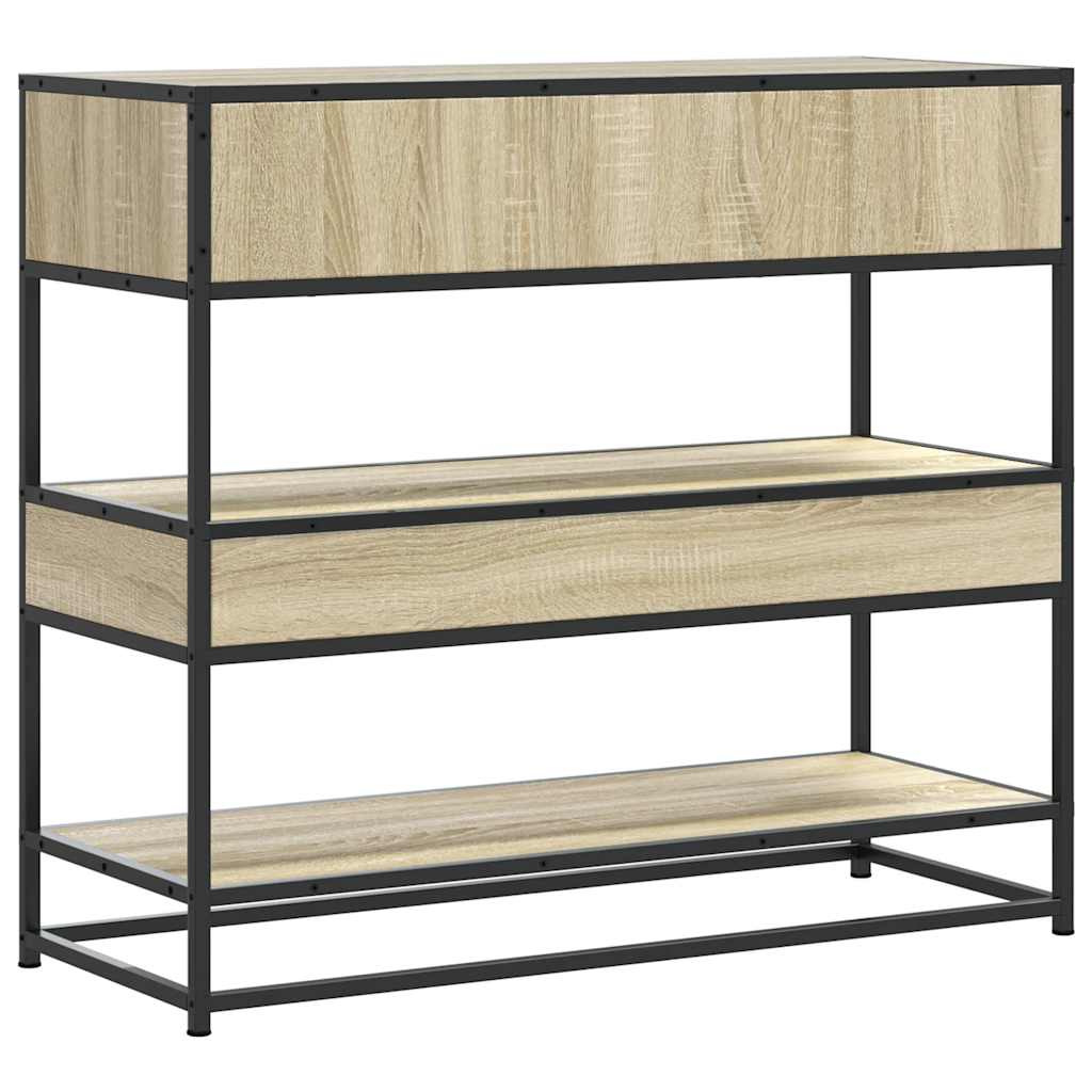 Konzolni stol boja hrasta sonome 90x35x80 cm konstruirano drvo