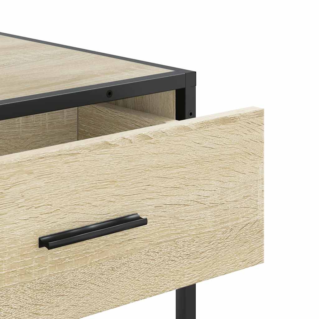 Konzolni stol boja hrasta sonome 90x35x80 cm konstruirano drvo