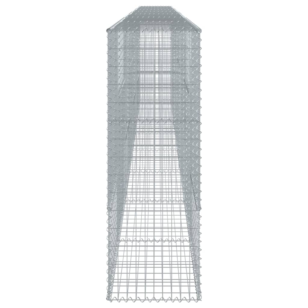 Gabionska košara s poklopcem 800x50x150 cm pocinčano željezo