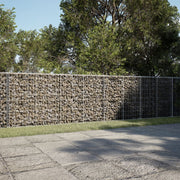 Gabionska košara s poklopcem 400x100x100 cm pocinčano željezo
